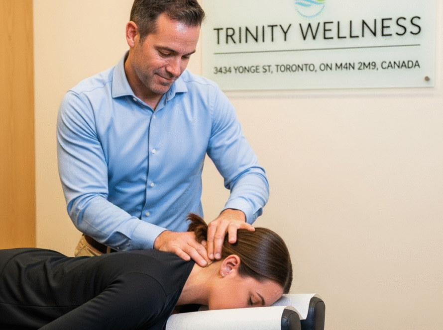 An image of chiropractor using chiropractic treatment for whiplash injuries